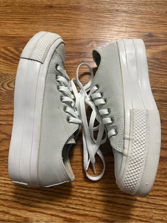 Converse Shoes - Chuck Taylor Converse All Star Lift Platform Shoes 569104C Photon Dust White 5.5